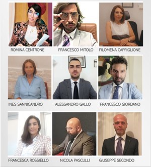 Il nuovo direttivo dell'Associazione Giovani Avvocati “Giuseppe Napoli”