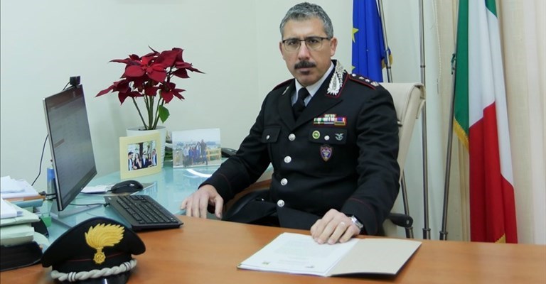 Il tenente colonnello Giuliano Palomba