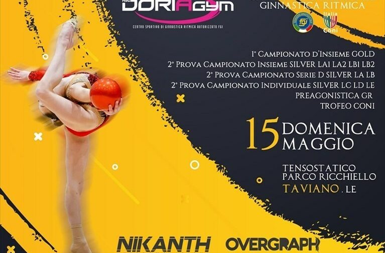 Tappa del Campionato regionale di ginnastica ritmica a Taviano