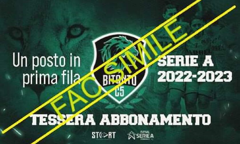 Abbonamento Bitonto C5 Femminile 2022-2023