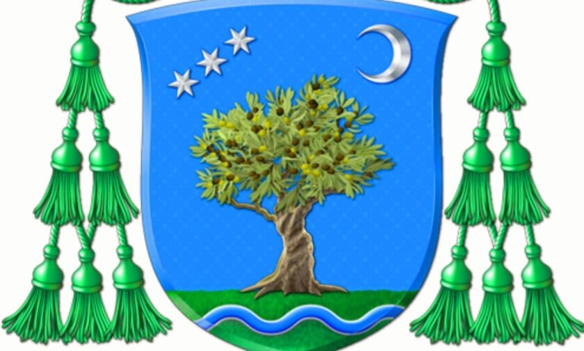 Particolare dello stemma del vescovo Vito Piccinonna